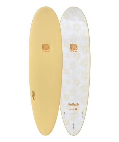 Deska surfingowa Softech Epoxy Middie 7'4 58L Żółta