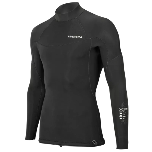 Manera X10D NEO TOP 2mm Czarny - koszulka neoprenowa