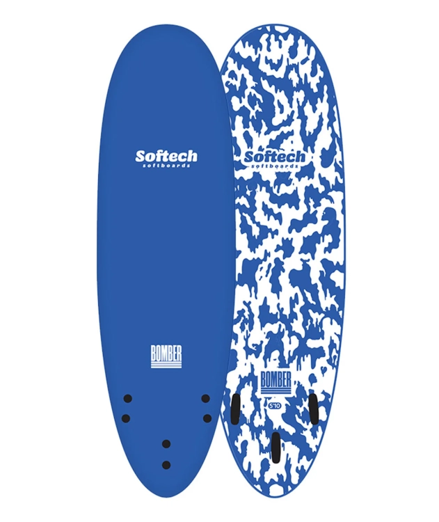 Deska surfingowa softech bomber niebieska.webp