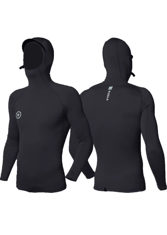 Czarna lycra z kapturem Vissla Warm Seas.jpg.webp