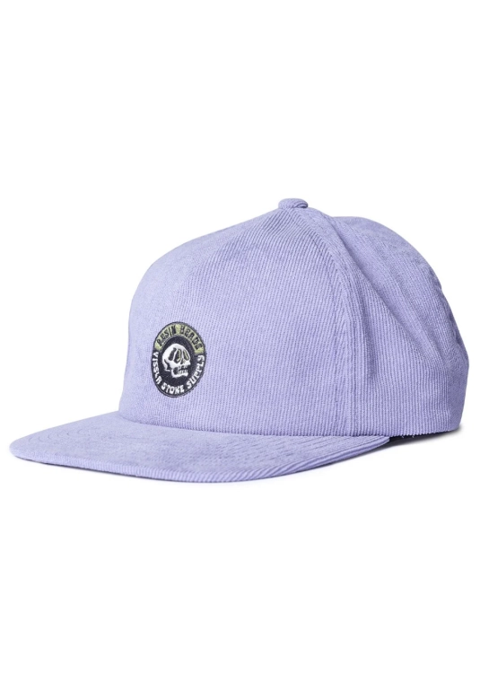 Fioletowa, sztruksowa czapka z daszkiem Vissla Resin Head (id: 4442)