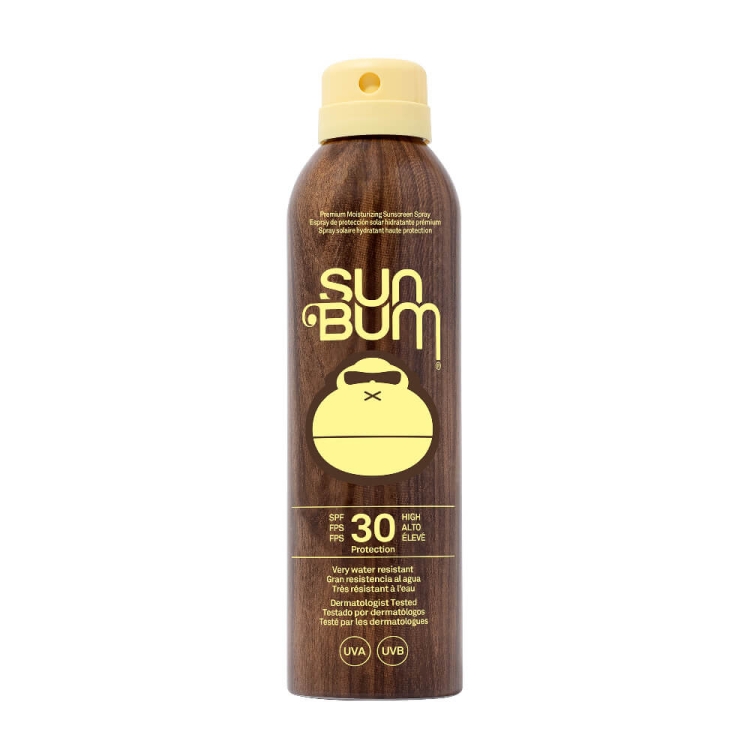 Lekki spray przeciwsłoneczny Sun Bum SPF 30, zapewniający szybką absorpcję i suchy dotyk skóry