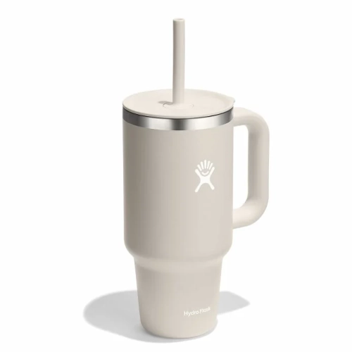 Hydro Flask Travel Tumbler 950ml – duży kubek termiczny z rączką i rurką, długo trzyma temperaturę.