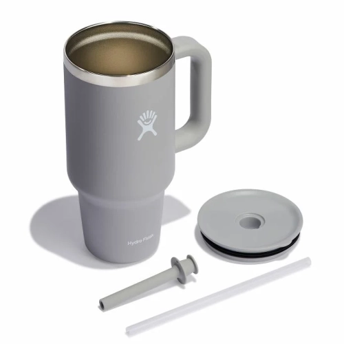 Hydro Flask Travel Tumbler 950ml Birch – duży kubek termiczny z rączką, długo trzyma zimno.