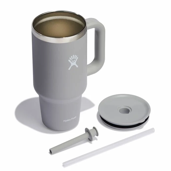 Hydro Flask Travel Tumbler 950ml Birch – duży kubek termiczny z rączką, długo trzyma zimno.