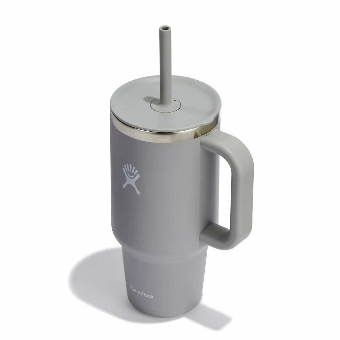 Hydro Flask Travel Tumbler 950ml Birch – duży kubek termiczny z rączką, długo trzyma zimno.