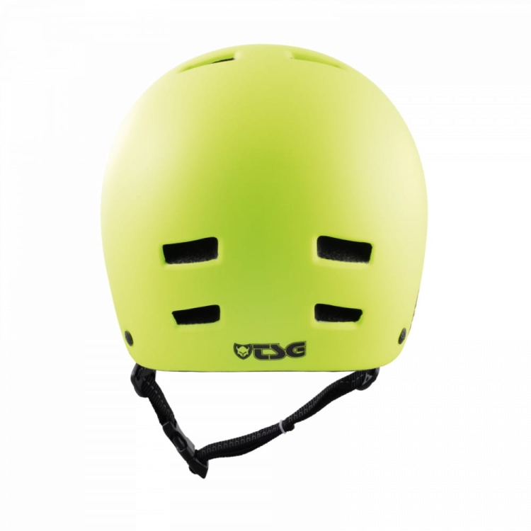 TSG Nipper Maxi Żółty Fluo – lekki kask dziecięcy z regulacją