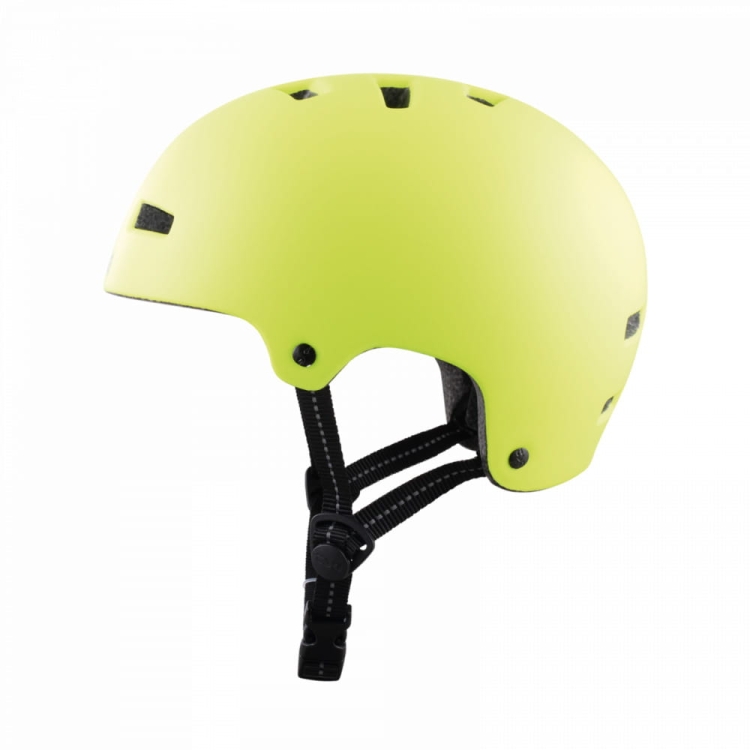 TSG Nipper Maxi Żółty Fluo – lekki kask dziecięcy z regulacją