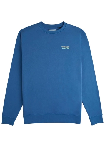 Bluza Vissla Sunset Waves Crew – niebieska, bez kaptura