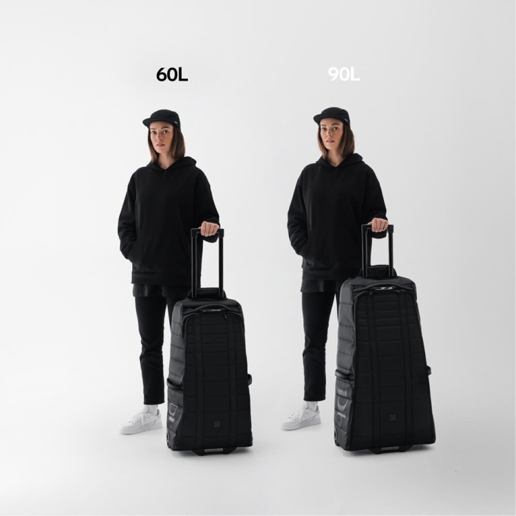 Walizka DB Hugger Roller 90L – wytrzymała i ekologiczna na kółkach