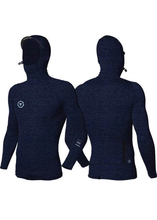 Vissla Warm Seas – granatowa lycra z kapturem i ochroną UV