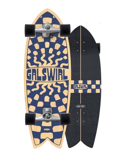 Surfskate Carver GirlSwirl Swirlcheck 29.25 – stylowa deska do dynamicznego carvingu