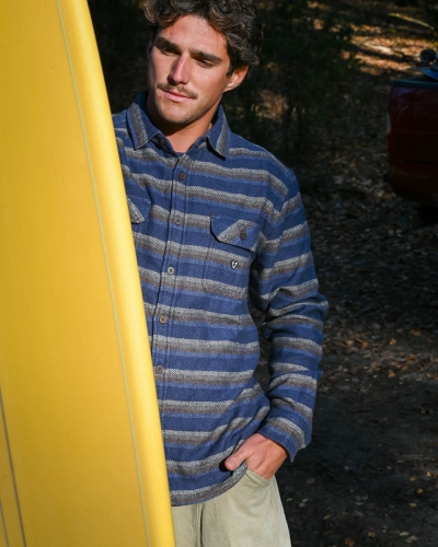 Niebieska koszula Vissla Descanso Flannel (id: 4711)