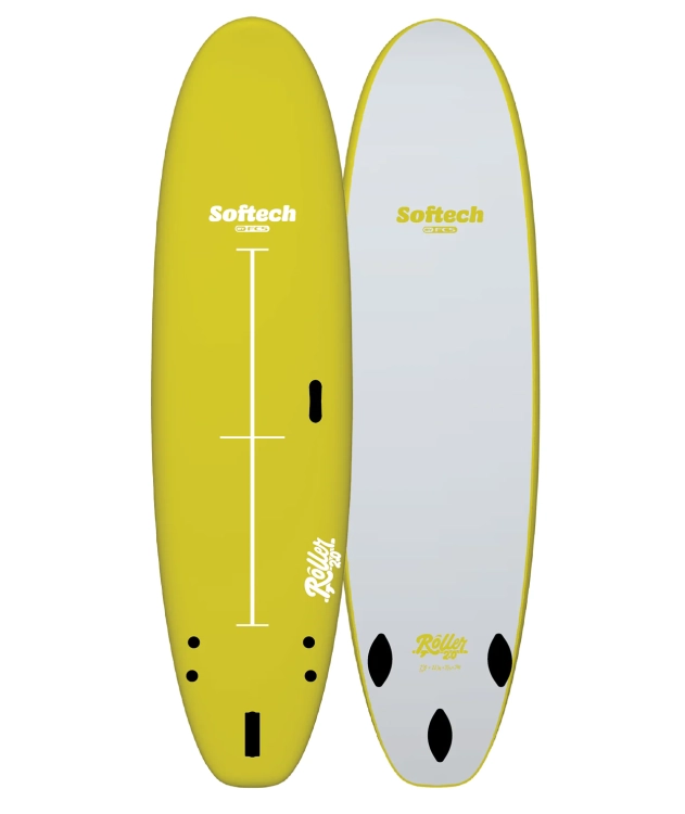 Deska surfingowa Softech Roller 7'0 Żółta.png.webp