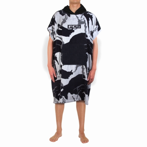 Poncho FCS Junior Camo – ręcznikowe poncho dla dzieci