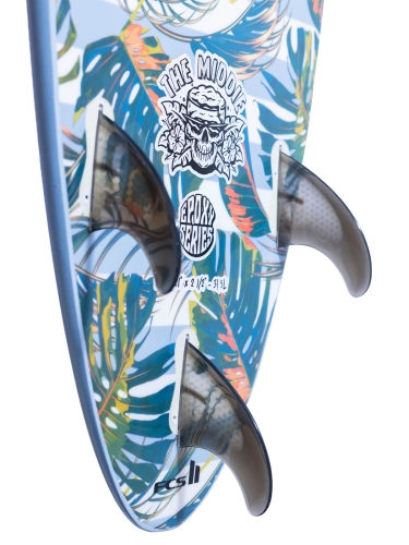 Deska surfingowa Softech Epoxy Middie 6'4 42L Szara (id: 2908)