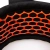 Leash FCS Allround Charcoal/Orange (id: 808)