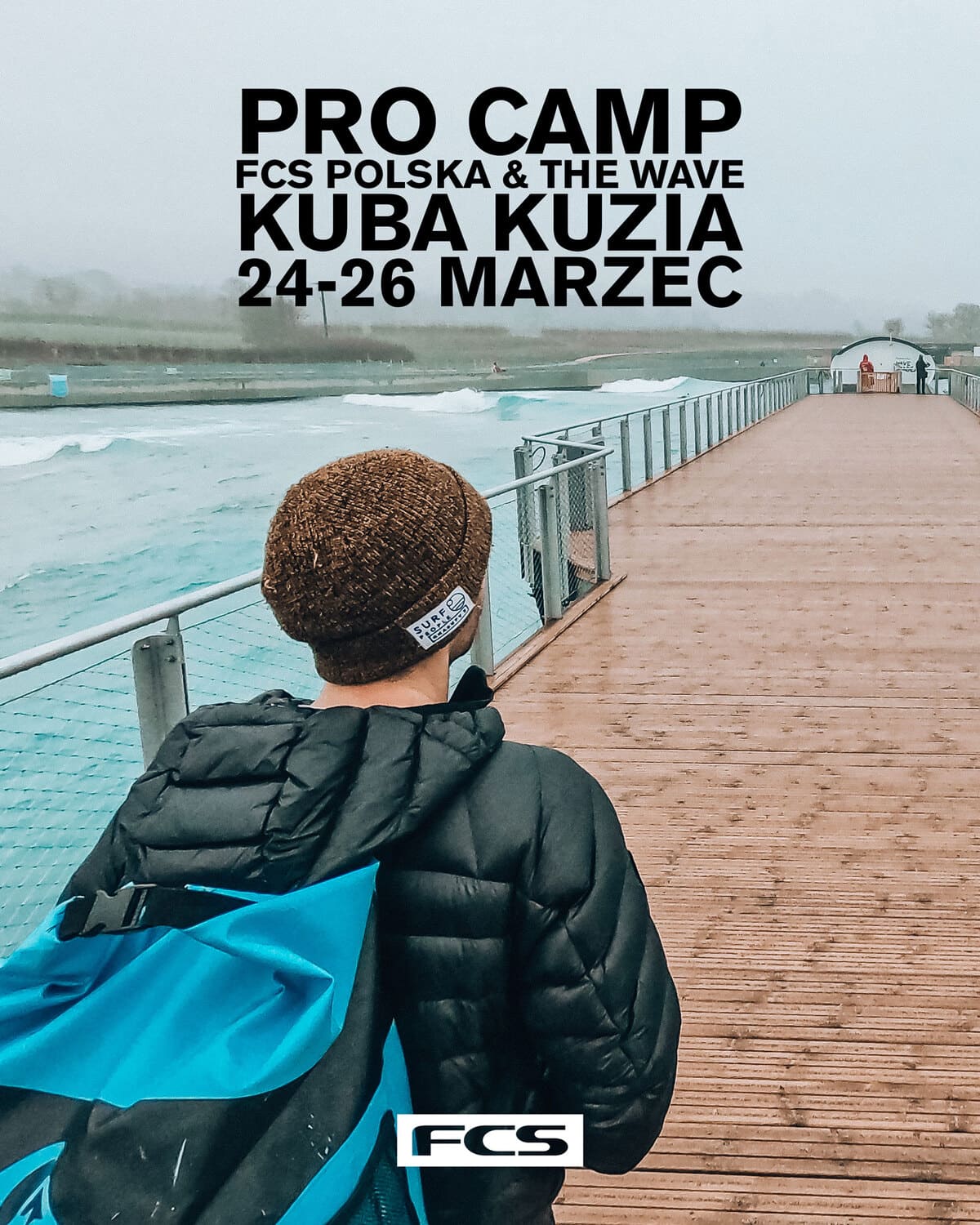 pro camp z Kubą Kuzią nauka surfowania