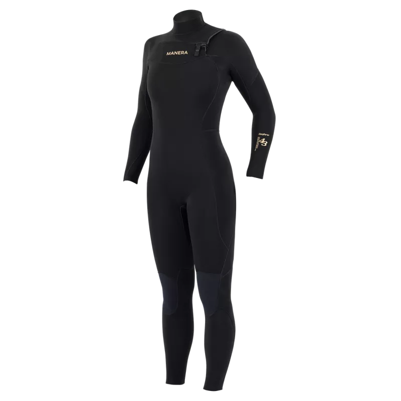  Damska pianka neoprenowa 4/3mm Manera Seafarer Czarna 