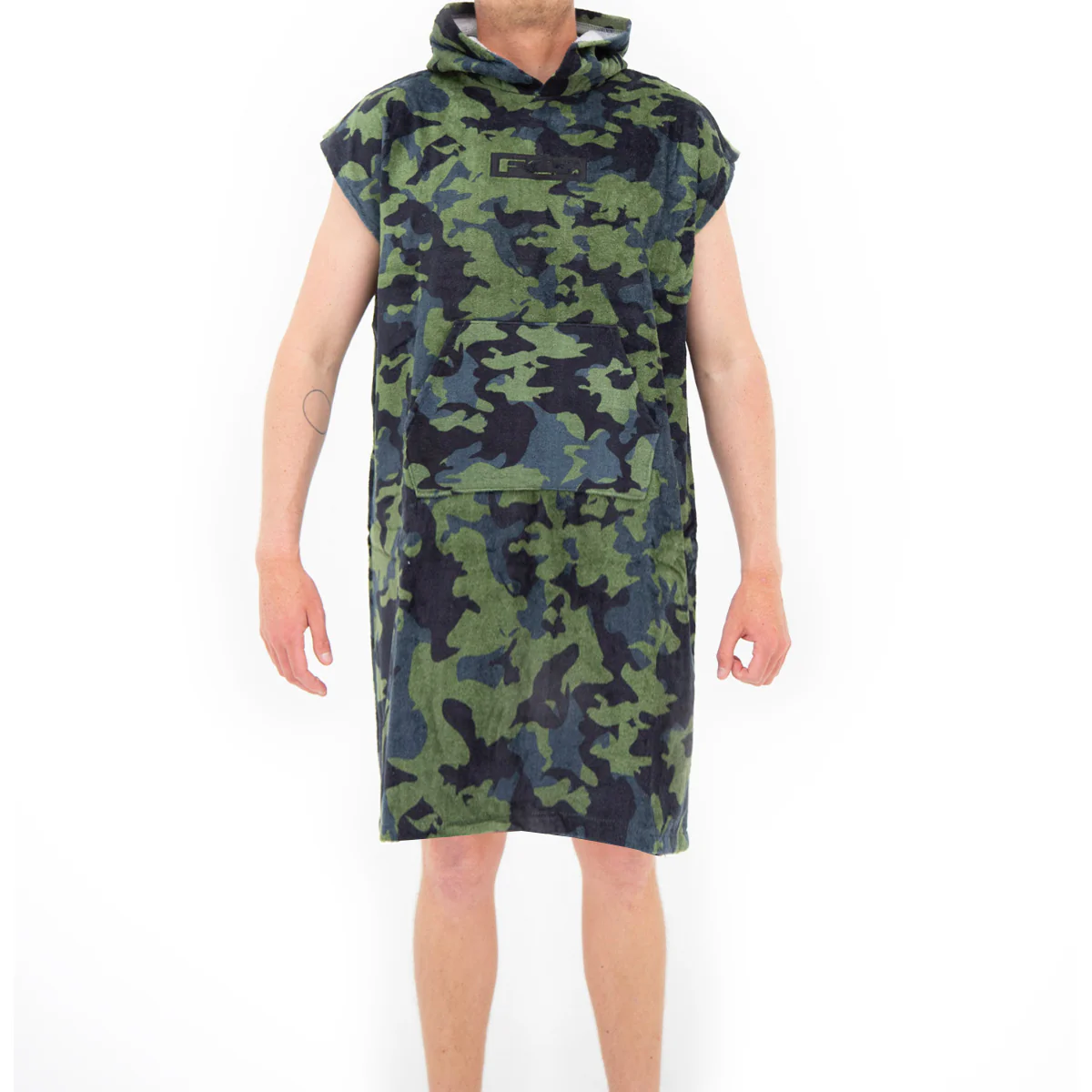 Poncho dla dziecka FCS Junior Green Camo