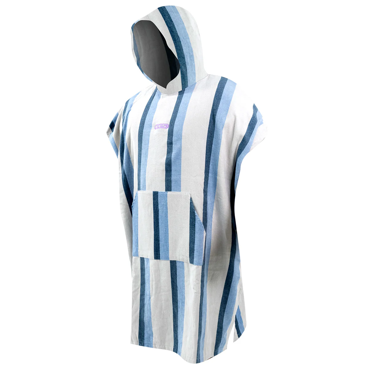 Bawełniane Poncho FCS w niebieskie paski
