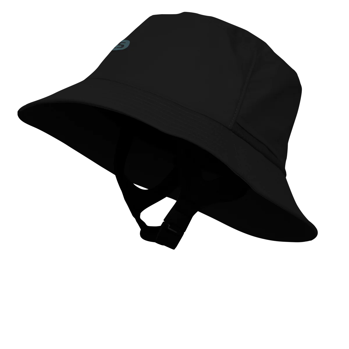 Czarny kapelusz do surfingu FCS Surf Bucket Hat