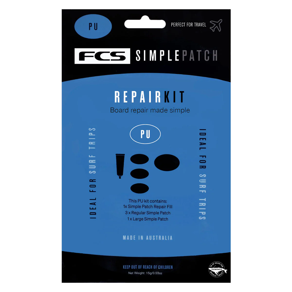 Duży zestaw naprawczy FCS Simple Patch Kit PU