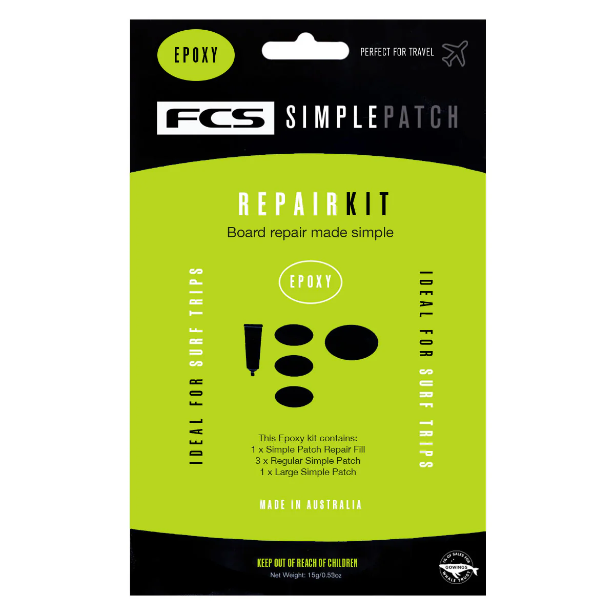 Duży zestaw naprawczy FCS Simple Patch Kit EPOXY