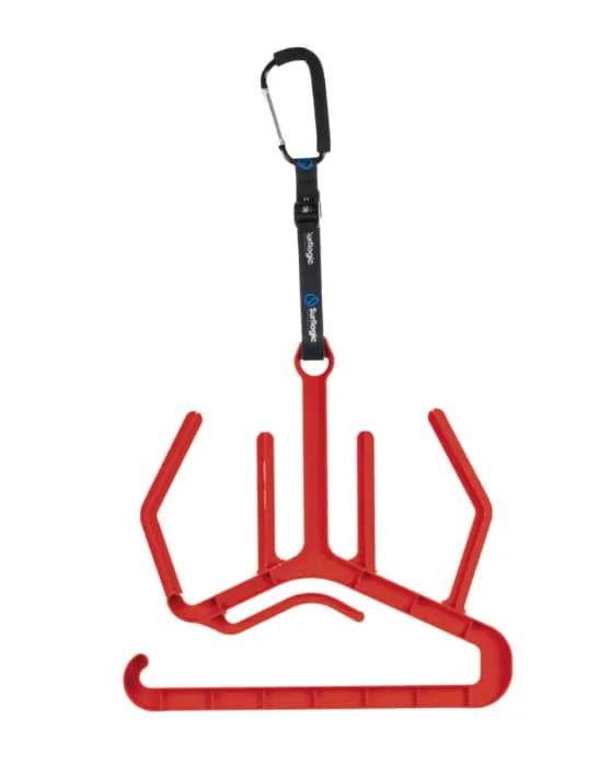 Wieszak na piankę neoprenową Surflogic Hanger Maxi Double czerwony