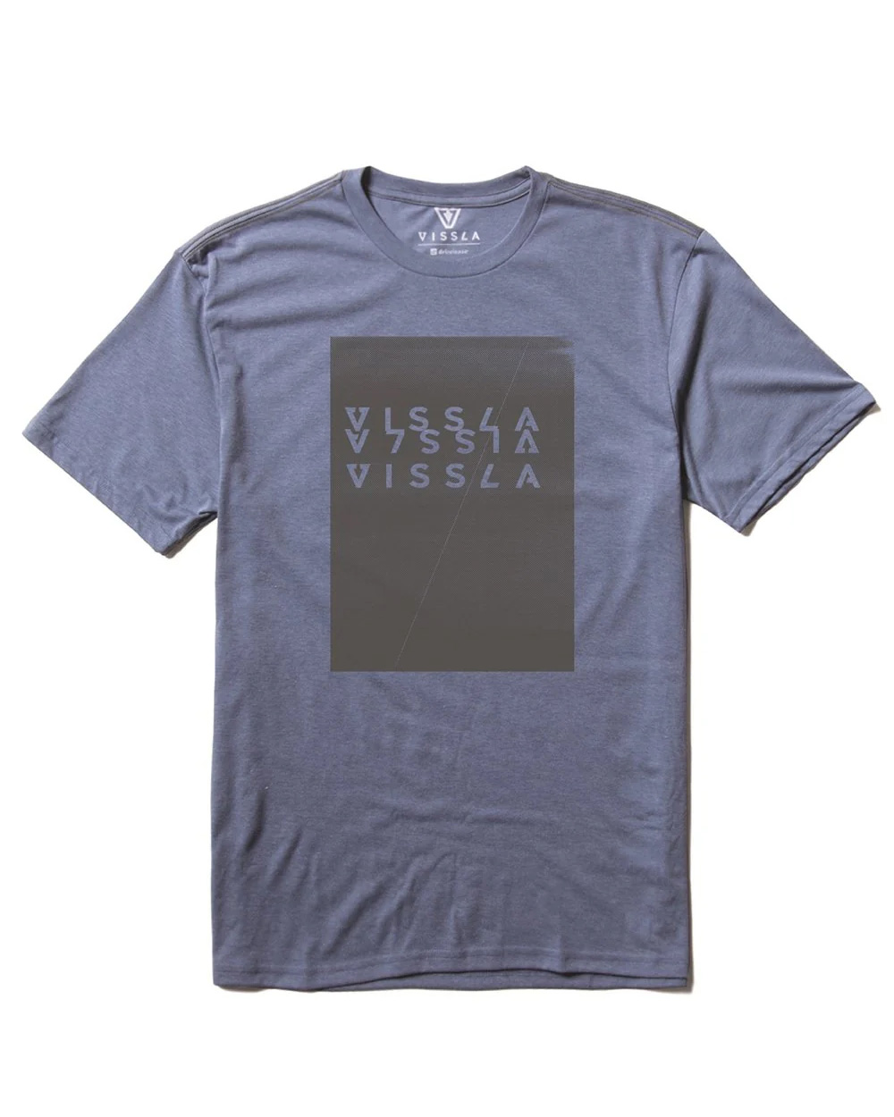 Niebieska koszulka techniczna Vissla Toner Coast Comp Lite