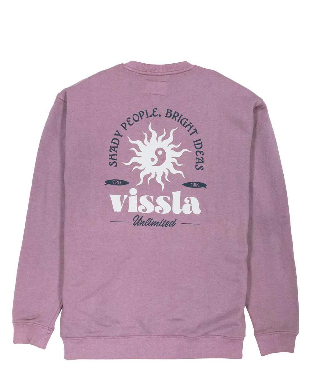 Różowa bluza crewneck Vissla Bright Ideas ECO