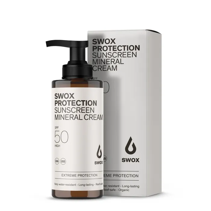 Mineralny krem z filtrem SWOX SPF50 150ml organiczny i przeciwsłoneczny
