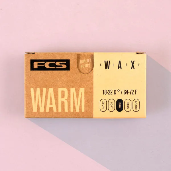 Wosk do deski surfingowej FCS Surf Wax Warm 18-22'C