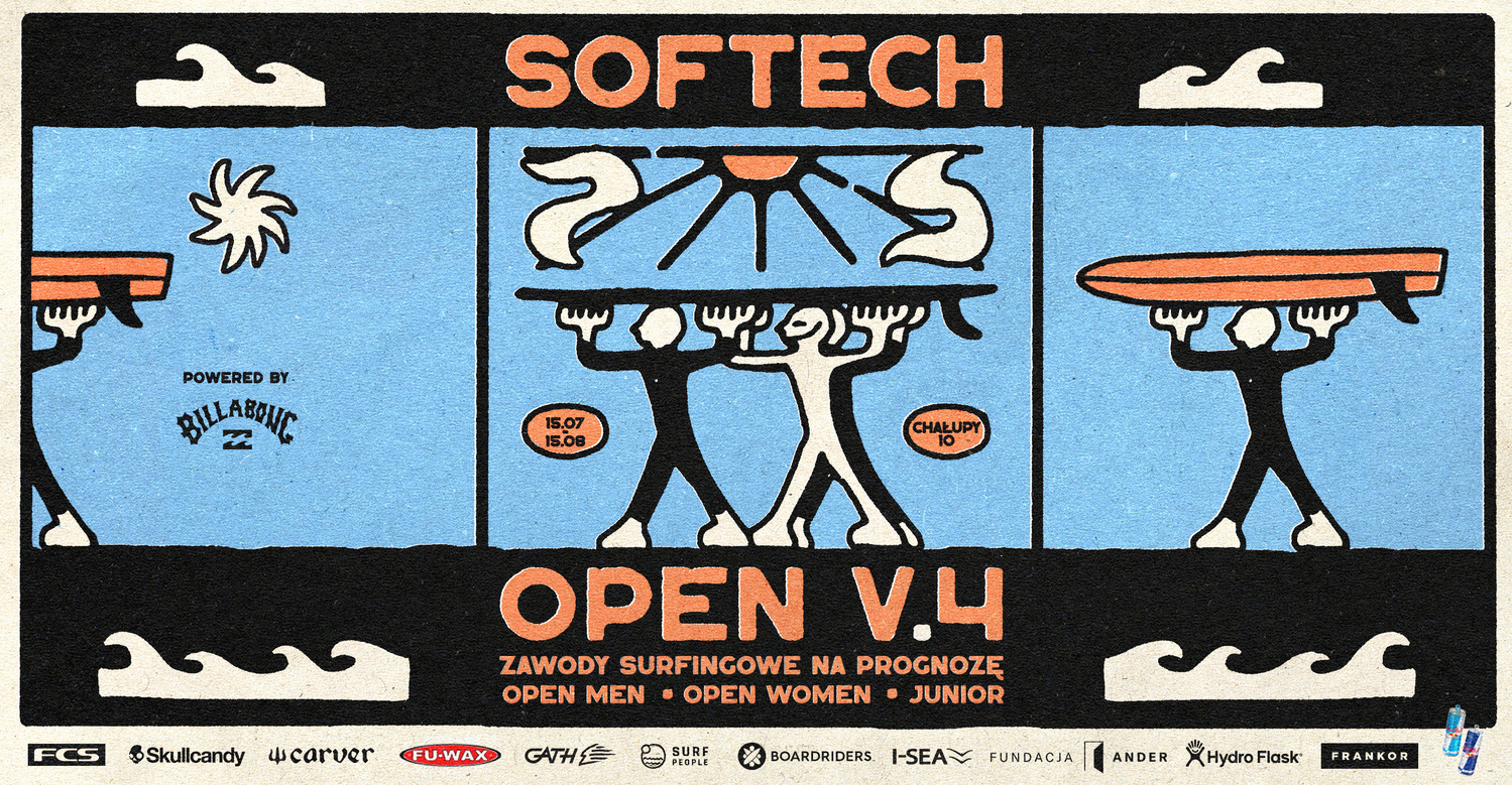Zawody surfingowe w Chałupach - Softech Open V4 powered by Billabong